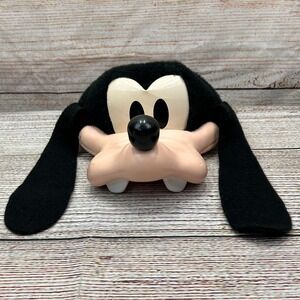 Disney Goofy Hat Character Face Mesh Back Snapback Cap Trucker Felt Ears